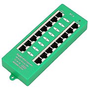 Extralink 8 Ports | Gigabit PoE Injector | Active  8 Gigabit 802.3at/af ports  Mode A