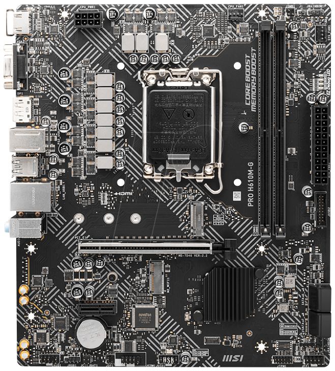 MSI PRO H610M-G motherboard Intel H610 LGA 1700 micro ATX