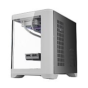 Carcasa 1STPLAYER UV5 Cube Tower ARGB ALB, Tempered Glass, Sloturi Expansiune 4, Drive Bays: 1x3.5 HDD 2x2.5  sau 3.5 SSD, Ventilatoare Suportate: 7(spate: 1x120mm, fata: 2x120mm, sus: 2x120mm, jos: 2x120mm), Ventilatoare Incluse: 5(fata: 2x120mm, jos: 2x120mm, spate: 1x120mm) Format Placa De Baza
