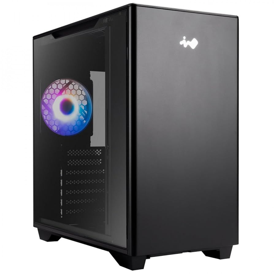 InWin A5 Midi-Tower Tempered Glass - black