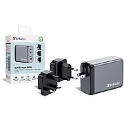 Verbatim GNC-200 GaN Charger 4 Port 200W USB A/C (EU/UK/US