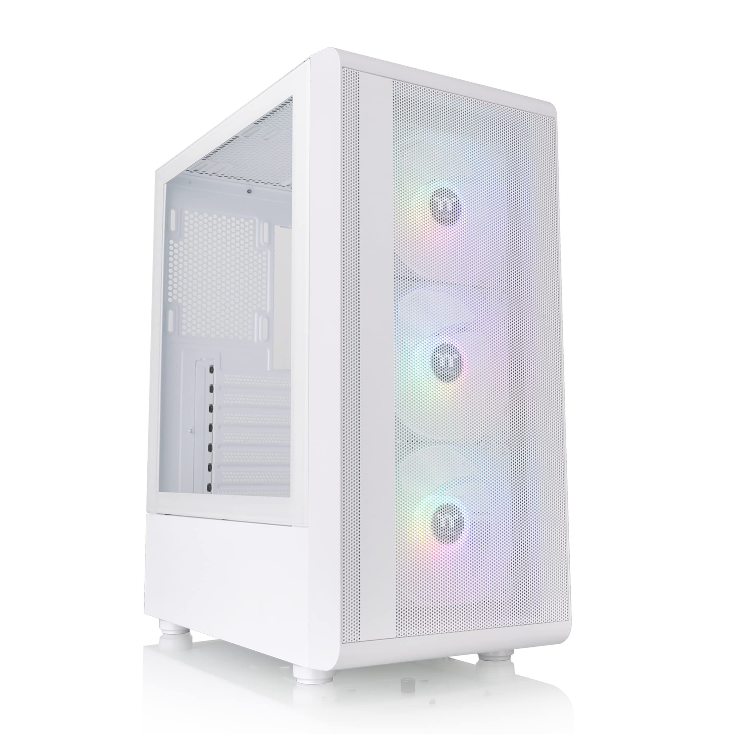 COUGAR | Archon 2 Mesh RGB (White) | PC Case | Mid Tower / Mesh Front Panel / 3 x ARGB Fans / 3mm TG Left Panel
