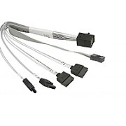 Supermicro SFF-8643/4xSATA Negru, Gri