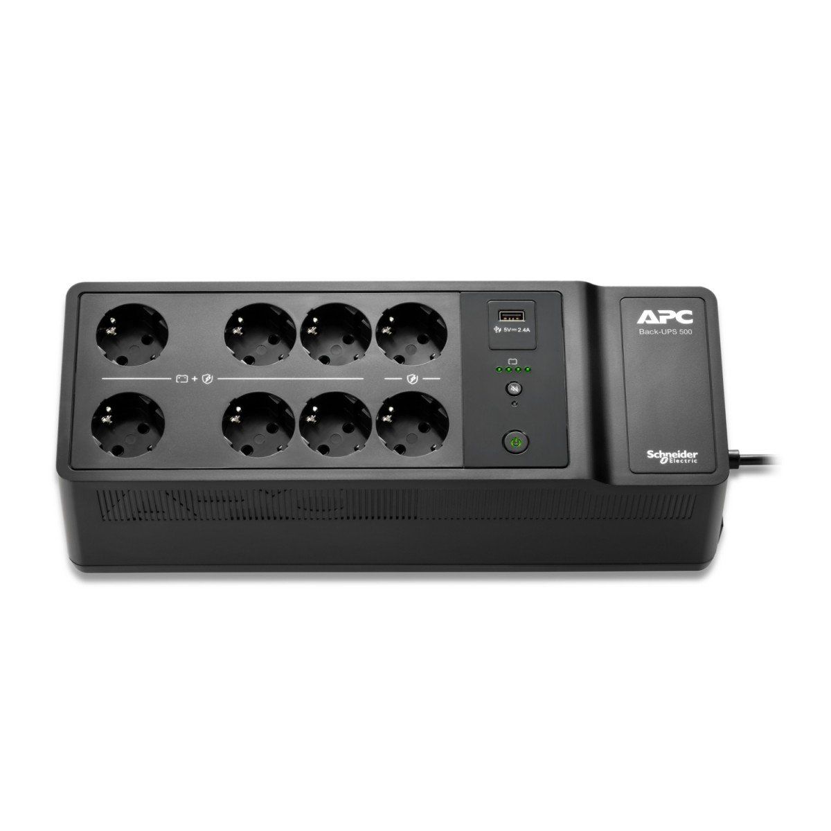BACK-UPS 500VA 8 ITALIAN/OUTLETS 230V 1 USB CHARGING PORT