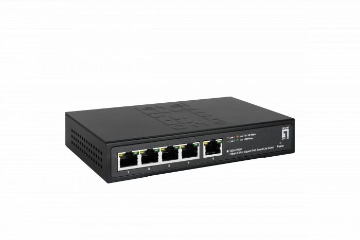 Switch LevelOne GES-2105P, 5 porturi 10 / 100 / 1000 MBs