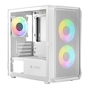 Logic PORTOS ARGB MINI USB 3.0 Case White