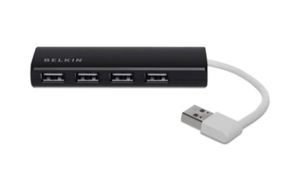 USB 2.0 HUB 1: 4/SLIM PASSIVE BLACK