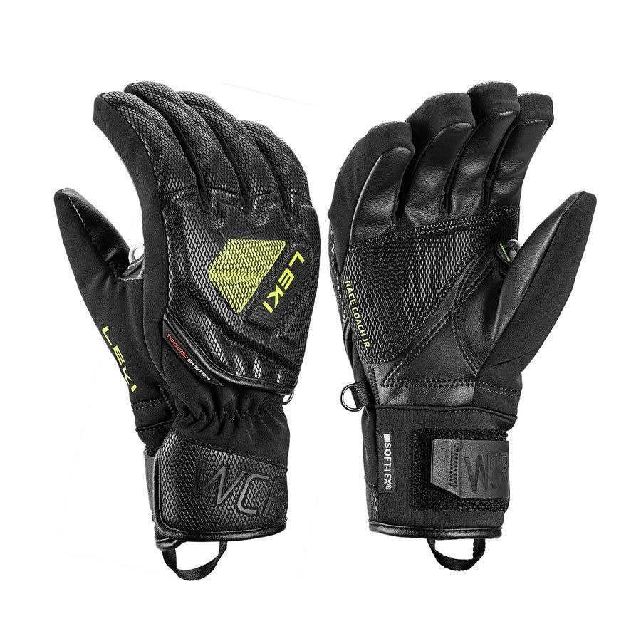 LEKI RĘKAWICE WCR C-Tech 3D Jr. black-lemon 8.0