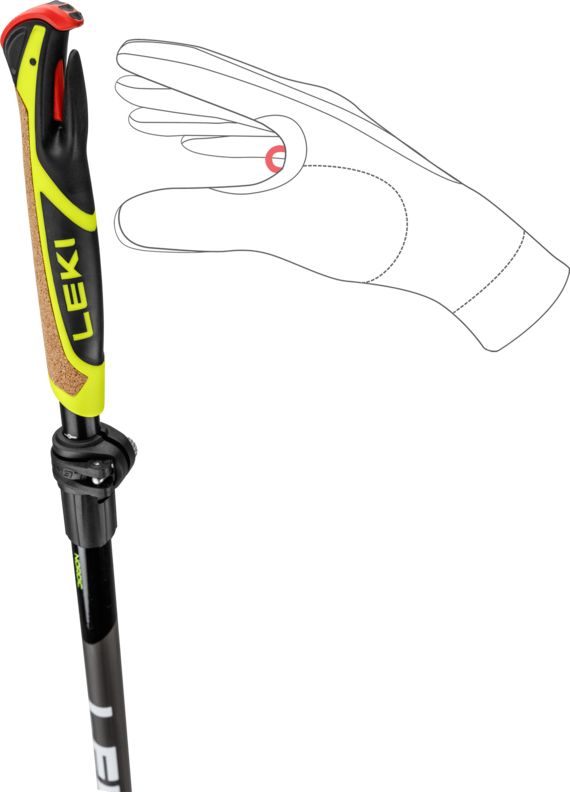 LEKI KIJE SR XTA 6.5 Vario yellow 165