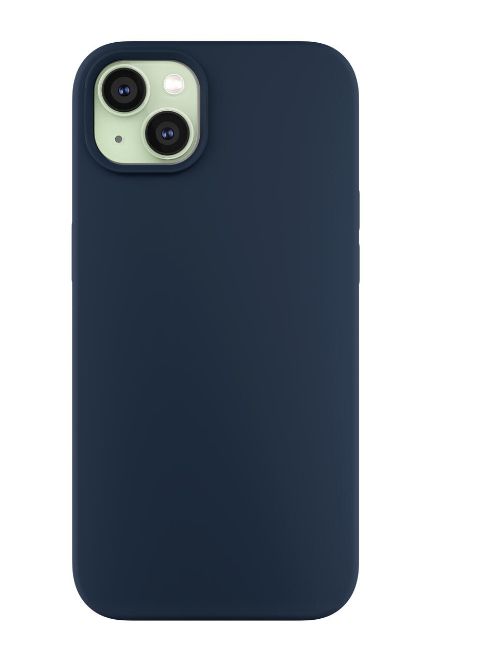 IPHONE 15 SILICONE CASE/WITH MAGSAFE - STORM BLUE