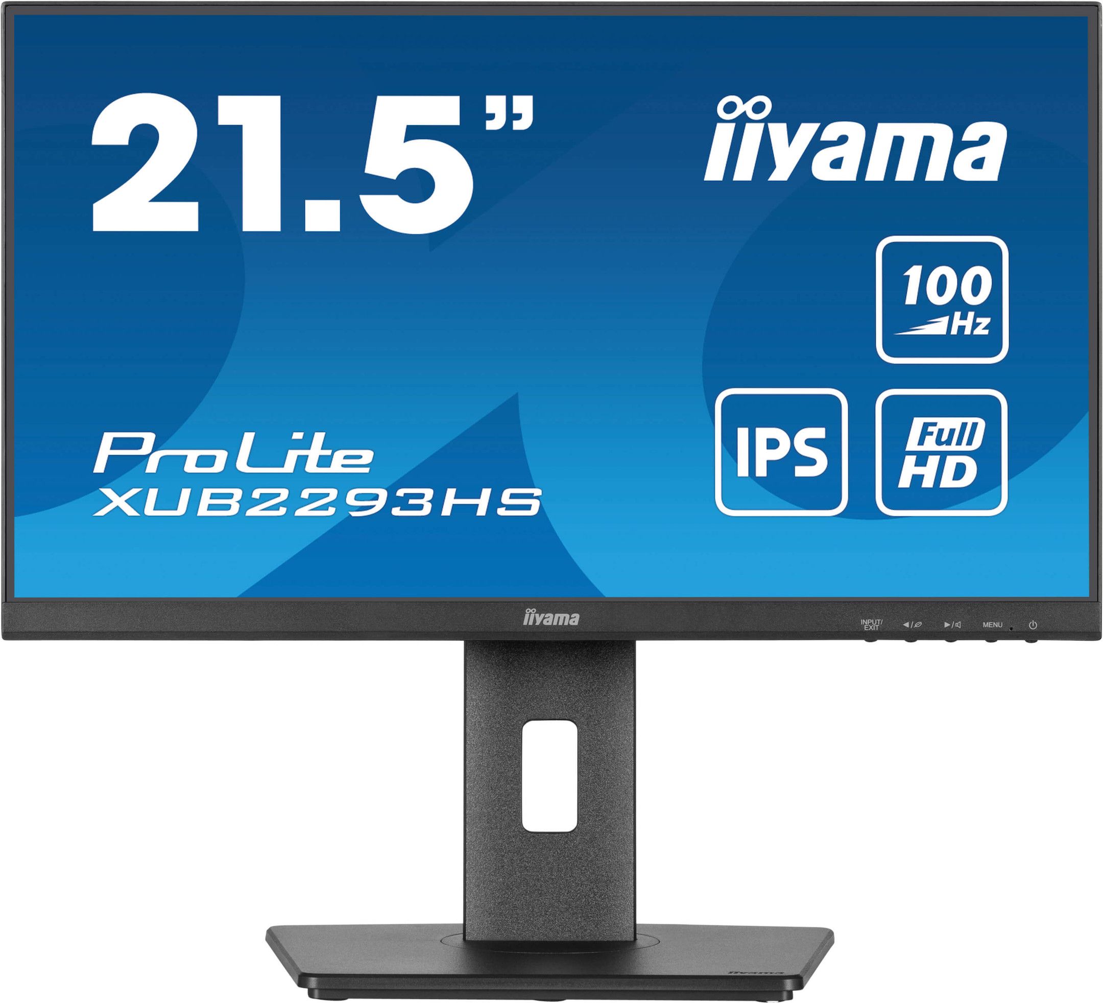 Monitor 21.5 inch LED IIyama ProLite XUB2293HS-B6 1920 x 1080 pixeli, 100 Hz, 1 ms, Negru