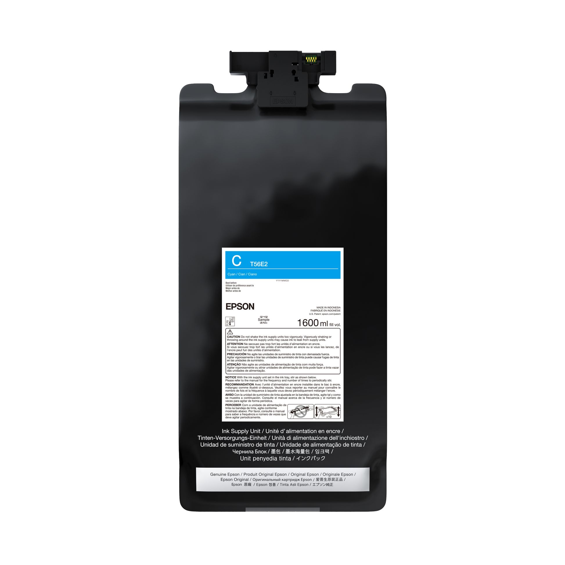 Cartus cerneala Epson T53F200 ,Albastru ,1600 ml ,Original (T53F200) 