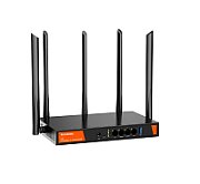 Tenda Tenda W30E AX3000 wireless router Gigabit Ethernet Dual-band (2.4 GHz / 5 GHz) Black