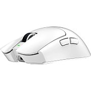 Mouse Razer Viper V3 Pro, conectivitate Razer HyperSpeed Wireless si prin fir, durata de viata baterie pana la 95 ore la 1000 Hz, pana la 62 ore la 2000 Hz, pana la 40 ore la  4000 Hz, pana la 17 ore la 8000 Hz, alb