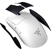 Mouse Razer Viper V3 Pro, conectivitate Razer HyperSpeed Wireless si prin fir, durata de viata baterie pana la 95 ore la 1000 Hz, pana la 62 ore la 2000 Hz, pana la 40 ore la  4000 Hz, pana la 17 ore la 8000 Hz, alb