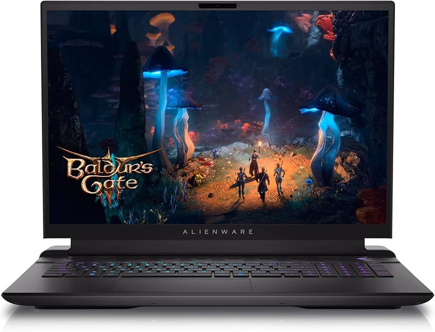 Laptop Dell Gaming Alienware M18 R2, 18 inch 2560 x 1600, Intel Core i9-14900HX (24 C / 32 T, 2.2 GHz - 5.8 GHz, 36 MB cache), 64 GB DDR5, 2 TB SSD, Nvidia GeForce RTX 4090, Windows 11 Pro, Dark Metallic Moon
