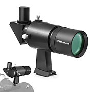 Skywatcher 9x50 finder scope with 90 angle socket (black)