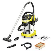 Kärcher WD 6 P S V-30/6/22/T Black  Stainless steel  Yellow 30 L 1300 W