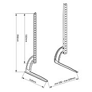 Universal TV Stand Monitor Screen Desk Holder Bracket 50kg VESA 32  - 70