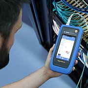 Tester for cabling qualification  diagnostics of LinkIQ network devices with additional equipment