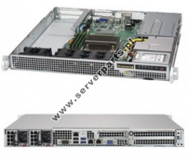 Supermicro SuperChassis 514-R407W Cabinet metalic Gri 400 W