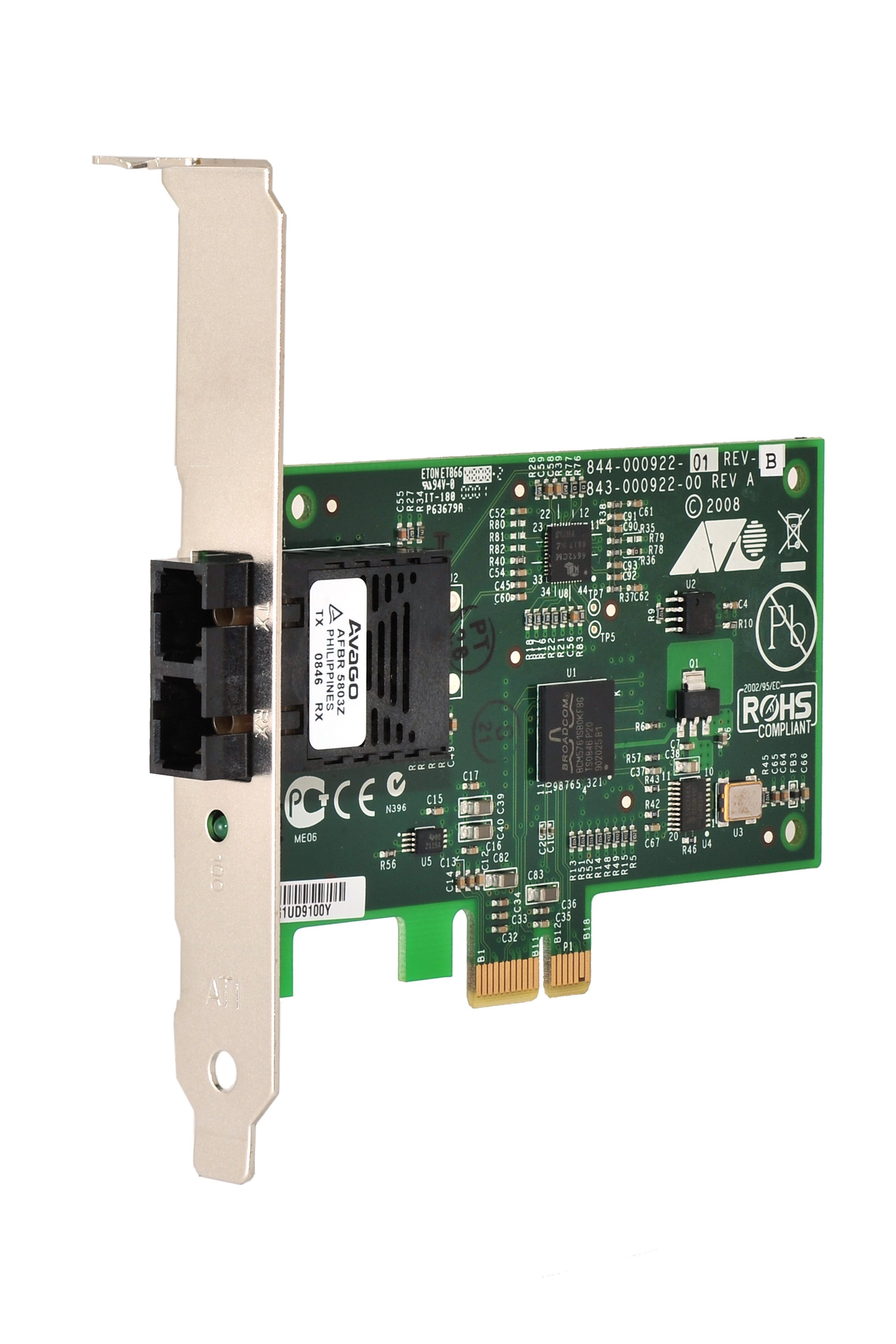 TAA 100FX/SC PCIE SECURE ADAPTE/CARD STD BRKT