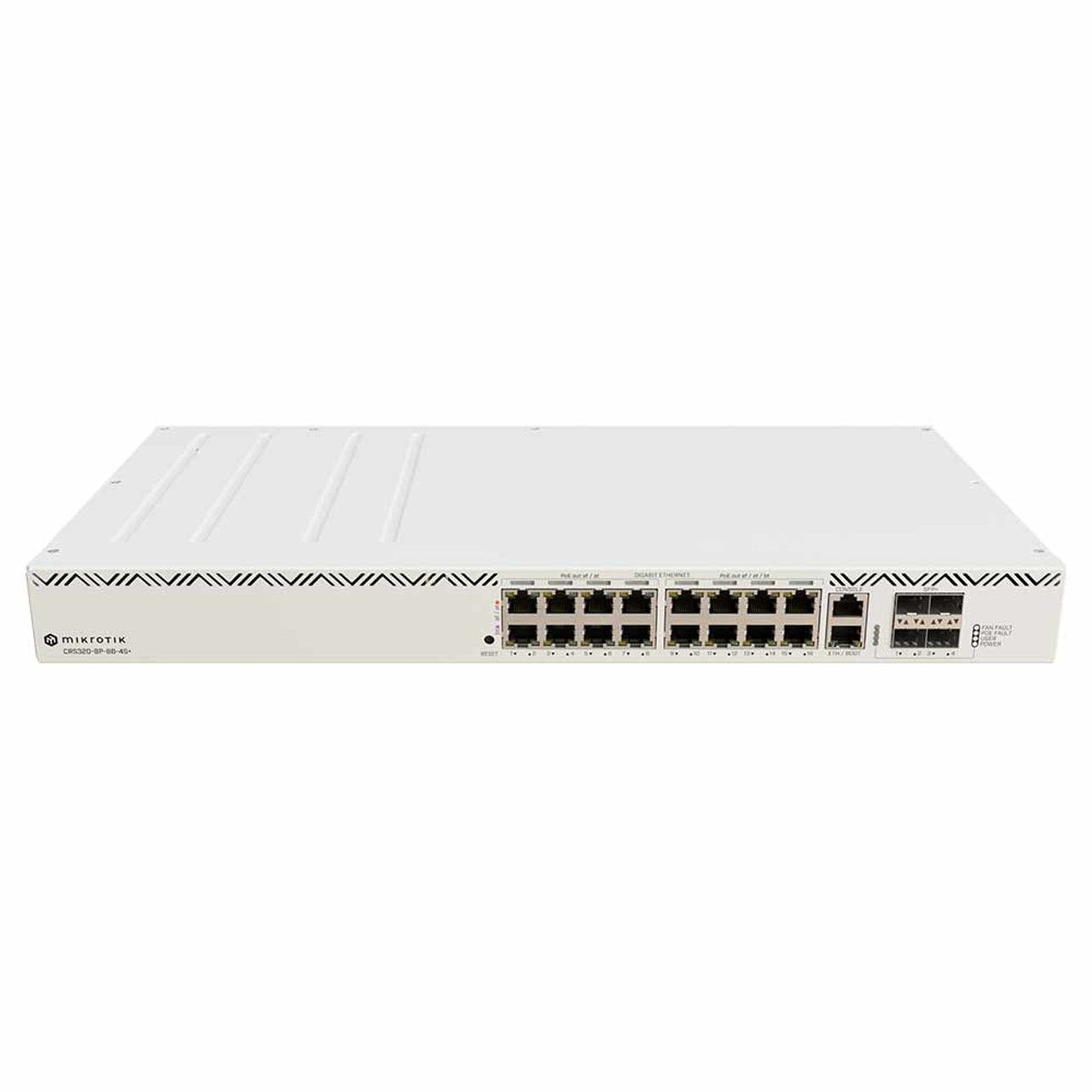 Switch Mikrotik CRS320-8P-8B-4S+RM, 16 porturi 10/100/1000 Mbps