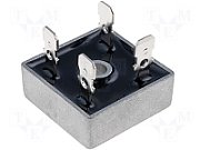 Rectifier bridge 35A 1000V
- aluminum case
- with fast-on connectors
Packaging: bulk 1 pc.