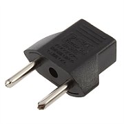 ADAPTOR PLUG US-BK