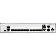 Switch Cisco C1300-12XS, 2x RJ45/SFP+ Combo porturi 10 Gbps