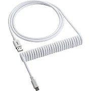 CableMod Classic Coiled Keyboard Cable USB-C to USB Type A  Glacier White - 150cm