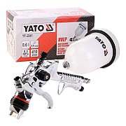 YATO TOP TANK SPRAY GUN HVLP 1.5mm/0.6L 2341