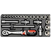 YATO DRAWER INSERT KEY SET 1/2  24 pcs. 5537