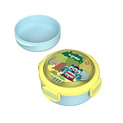 Caserola termica cu lingurita si furculita, blue, U-Grow