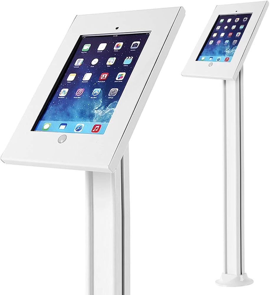 Stand advertising holder for Maclean tablet  floor with lock  iPad 2/3/4/Air/Air2  MC-678