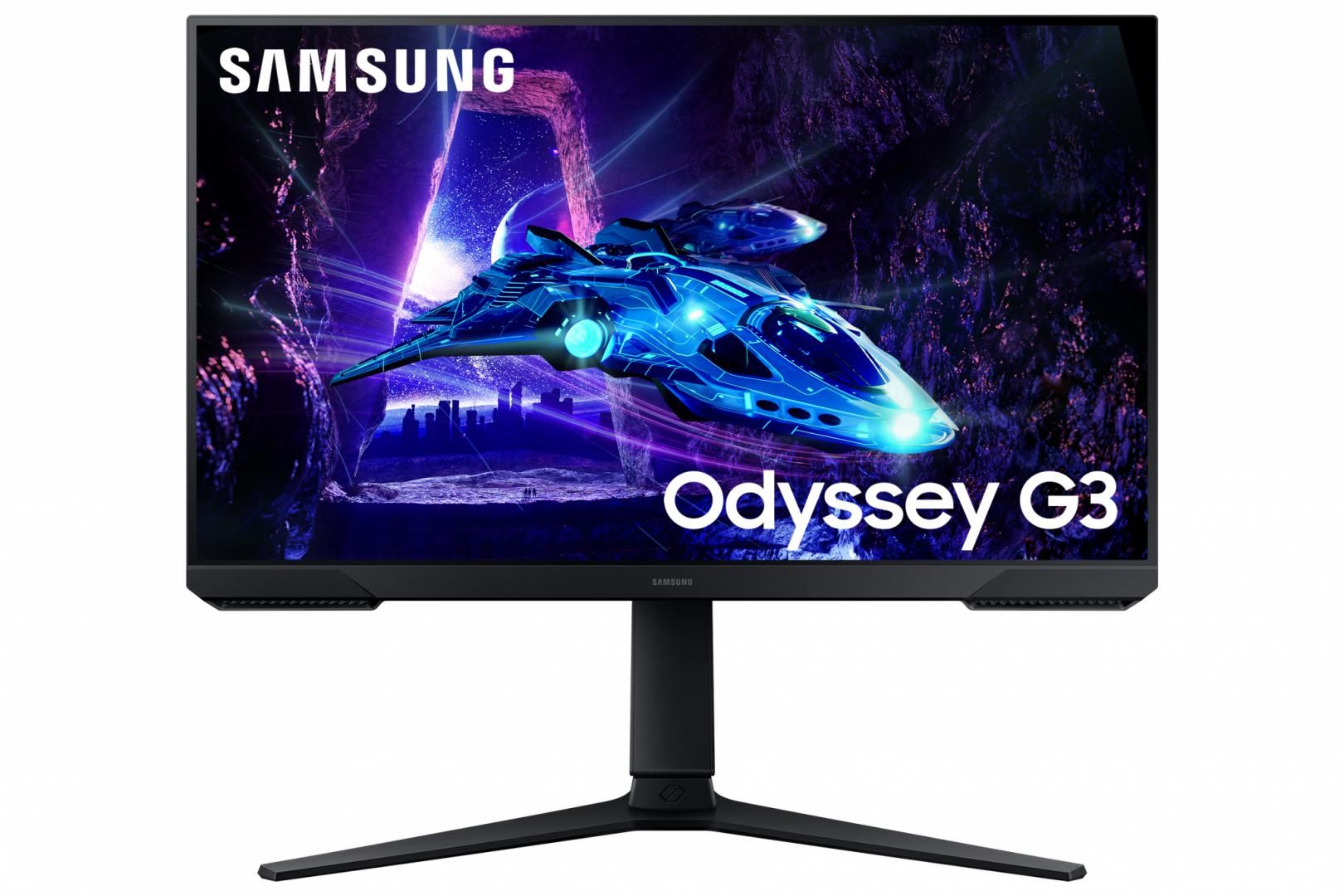 Monitor 23.8 inch LED Samsung Odyssey G3 G30D LS24DG300EUXEN 1920 x 1080 pixeli, 180 Hz, 1 ms, Negru