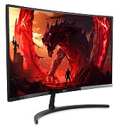 Acer Nitro ED273US3, ZeroFrame, 27 inch, VA, QHD, 2560 x 1440, HDMI, DisplayPort, Curbat 1500R, 180Hz, 5ms, Negru