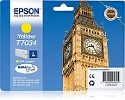Cartus cerneala Epson C13T70344010 ,Galben ,800 pagini ,Original (T7034 L) 