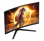 AOC Monitor AOC 31.2  CQ32G4VE, Curvature: 1500R, Diagonal (inch): 31.2, Diagonal (cm): 80, Aspect ratio: 16:9, Panel: VA, Resolution: 2560x1440, Refresh Rate: 180Hz, Response time GtG: 1ms, Response time MPRT: 0.5ms, Brightness (max): 300 cd/m², Contrast (static) : 3500:1, Contrast (dynamic): 80M:1