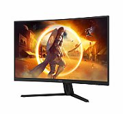 AOC Monitor AOC 31.2  CQ32G4VE, Curvature: 1500R, Diagonal (inch): 31.2, Diagonal (cm): 80, Aspect ratio: 16:9, Panel: VA, Resolution: 2560x1440, Refresh Rate: 180Hz, Response time GtG: 1ms, Response time MPRT: 0.5ms, Brightness (max): 300 cd/m², Contrast (static) : 3500:1, Contrast (dynamic): 80M:1