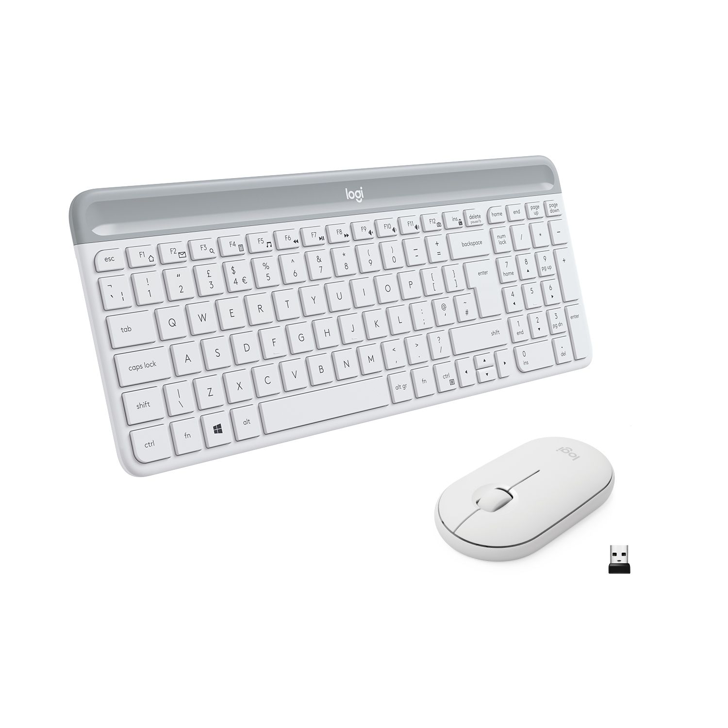 SLIM WRLS. KEYB.MOUSECOMB MK470/OFFWHITE ITA MEDITER