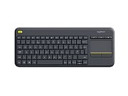 WIRELESS TOUCH KEYBOARD K400+/DARK - UK - 2.4GHZ INTNL