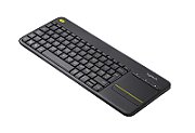 WIRELESS TOUCH KEYBOARD K400+/DARK - UK - 2.4GHZ INTNL
