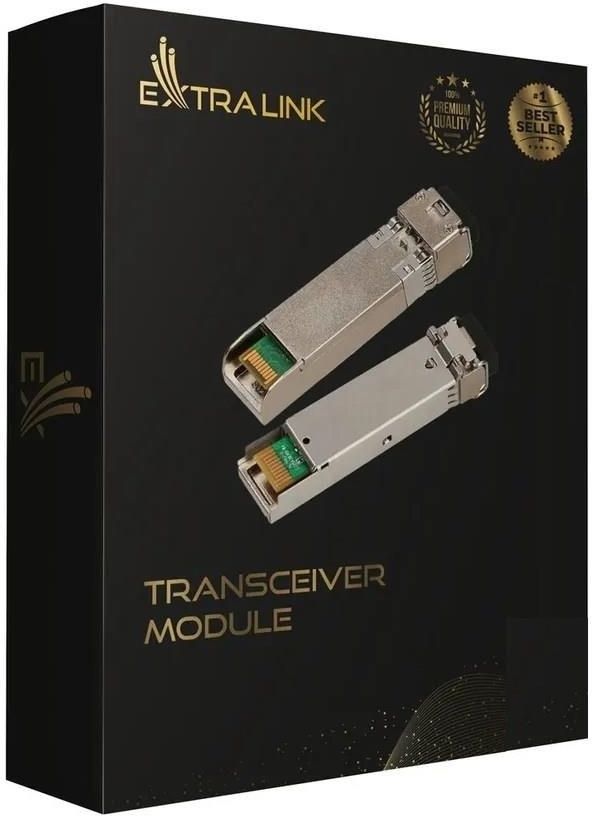 Extralink SFP+ 10G 2-pack | SFP+ Module | 10Gbps  LC/UPC  850nm  300m  multi mode  DOM