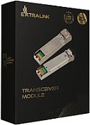Extralink SFP+ 10G 2-pack | SFP+ Module | 10Gbps  LC/UPC  850nm  300m  multi mode  DOM