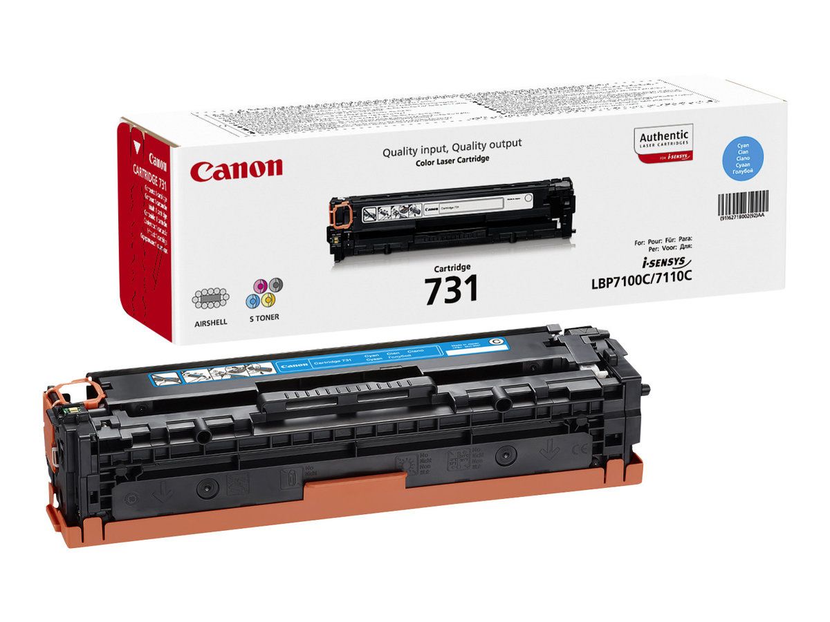 Cartus toner Canon CANON CRG-731  6271B002 ,Albastru ,1 500 pagini ,Original (CRG731C) 