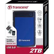 Transcend StoreJet 25H3B - 2TB - USB 3.0