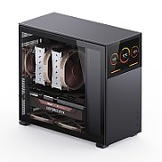 Jonsbo D41 Screen ATX Case  Tempered Glass - black