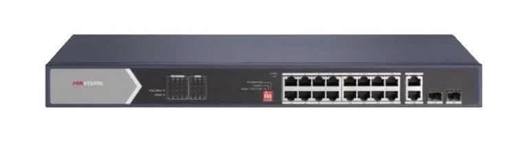 Switch Hikvision DS-3E0520HP-E, 20 porturi 10/100/1000 Mbps