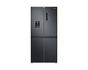 Side by side Samsung RF48A401EB4/EO, 488 l, No Frost, Clasa E, Twin Cooling Plus, Dozator apa, H 179 cm, Dark Inox
